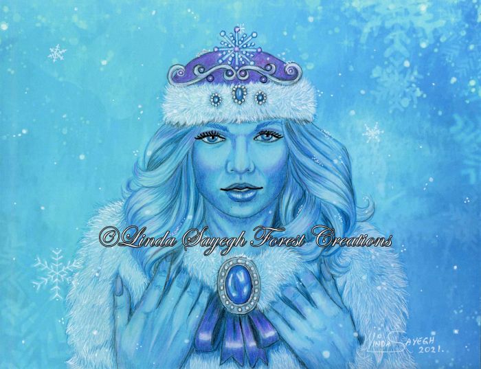 Goddess of Winter by Linda Sayegh
